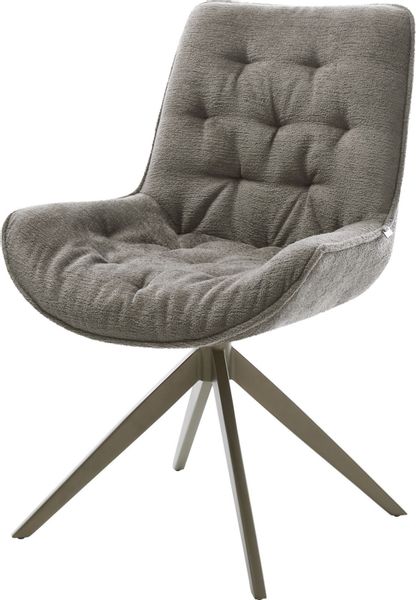 DELIFE Polsterstuhl Taimi-Flex, Kreuzgestell breit Effektfinish günstig online kaufen