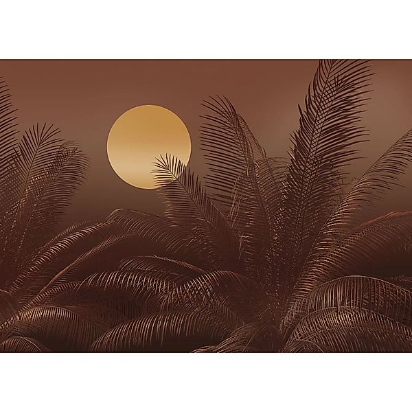 Komar Fototapete Calypso Terrakottabraun 350 x 250 cm 611210 günstig online kaufen