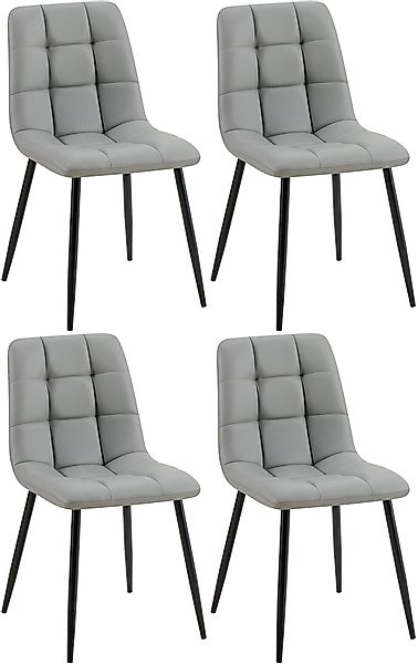 CLP Esszimmerstuhl Antibes (4er Set), Kunstlederbezug günstig online kaufen