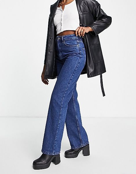 I Saw It First – Jeans im Stil der 90er in verwaschenem Dunkelblau mit weit günstig online kaufen