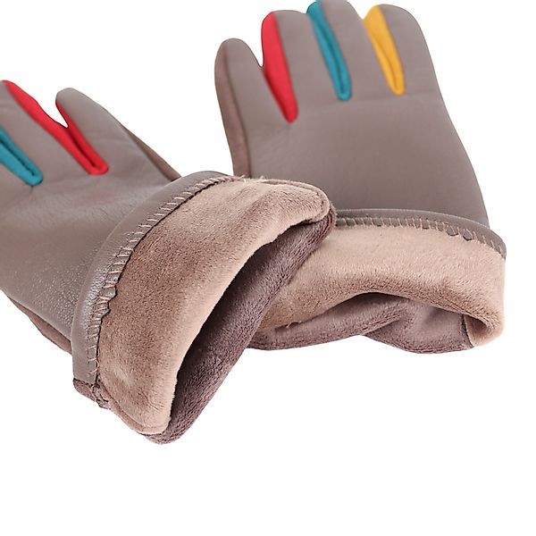 MIRROSI Lederhandschuhe Damen Touchscreen Handschuhe gefüttert günstig online kaufen