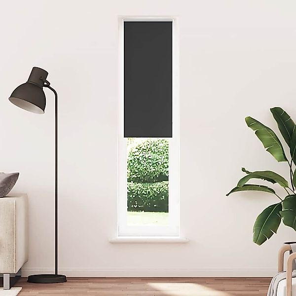 Verdunklungsrollo, vidaXL, Verdunkelungsrollo Schwarz 40x230 cm günstig online kaufen