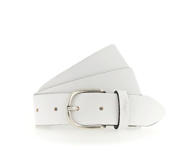 MUSTANG Ledergürtel, Mit geprägtem MUSTANG-Logo auf der Schlaufe, 3,5 cm günstig online kaufen