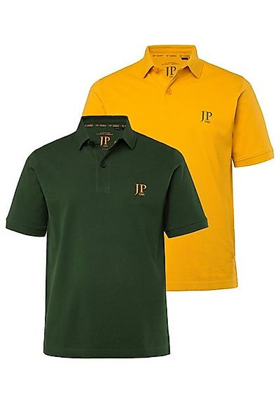 JP1880 Poloshirt Poloshirts Basic 2er-Pack Piqué gekämmte Baumwolle (2-tlg) günstig online kaufen
