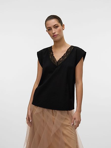 Vero Moda Spitzentop VMSAFA SL V-NECK günstig online kaufen
