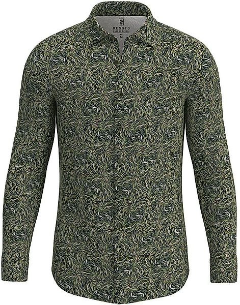 DESOTO Hemd Kent Blätter Grün - Größe 3XL günstig online kaufen