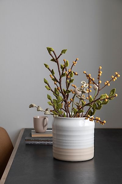 Kunstblumenstrauß Zweig aus Filz, fairtrade, handmade günstig online kaufen