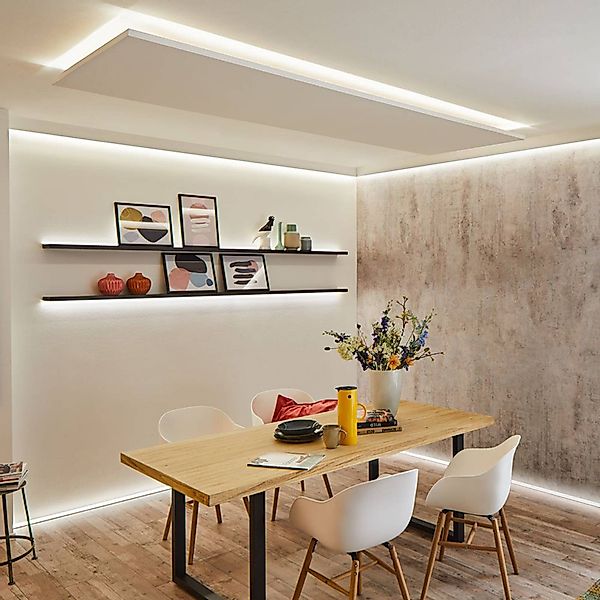 Paulmann LED-Streifen MaxLED 250 Basisset 3m IP20 2700K 12W 230/24V Silber, günstig online kaufen