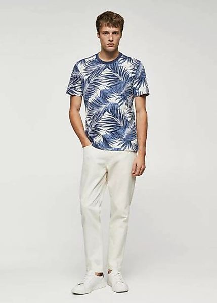 Slim Fit-Hemd mit Palmenprint günstig online kaufen