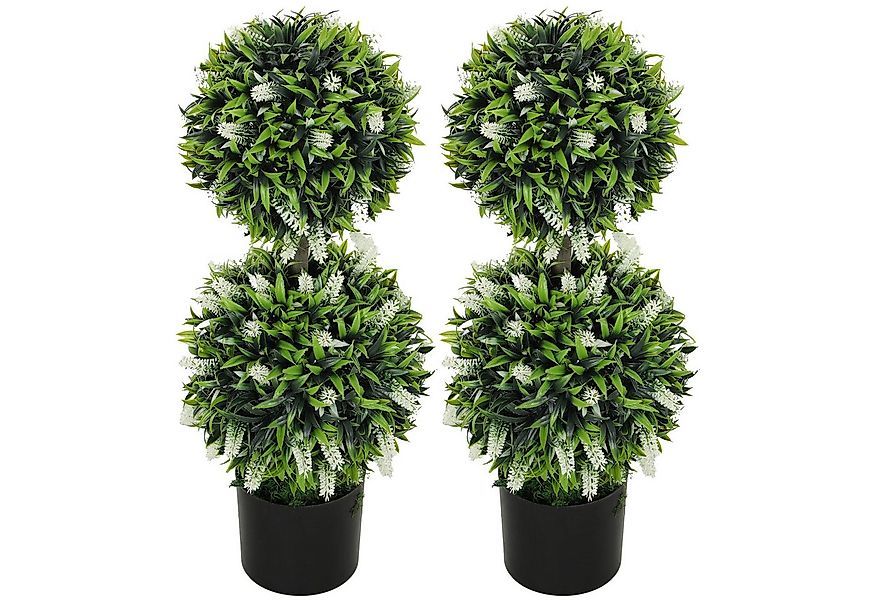 Kunstbaum 2er-Set Kunstpflanzen, Künstliche Pflanzen im Topf wie echt Kunst günstig online kaufen