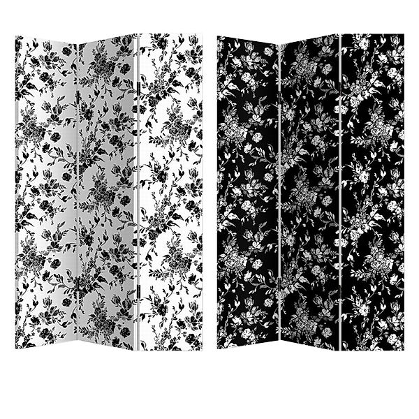HTI-Living Paravent Paravent Black and White günstig online kaufen