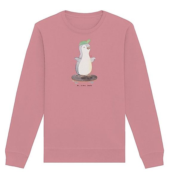Mr. & Mrs. Panda Longpullover Pinguin Skateboarden Größe XXL - Canyon Pink günstig online kaufen