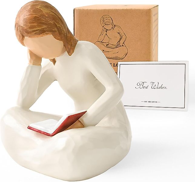 Kaket Dekofigur Denker Stil Lesefiguren Statue günstig online kaufen