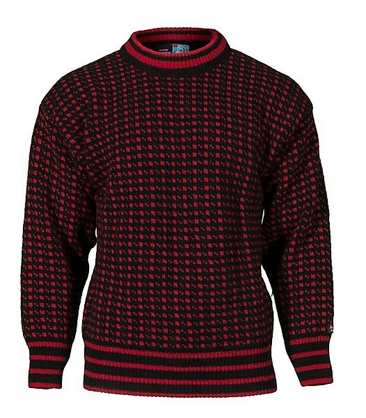 Bråtens Wollpullover Norweger "Islender" Pullover - Farbkombination rot / s günstig online kaufen