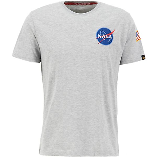 Alpha Industries  T-Shirts & Poloshirts Space Shuttle T - grey heather günstig online kaufen