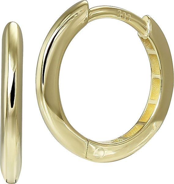 GoldDream Paar Creolen GoldDream Creole Shine 15mm Ohrring Gold (Creolen), günstig online kaufen