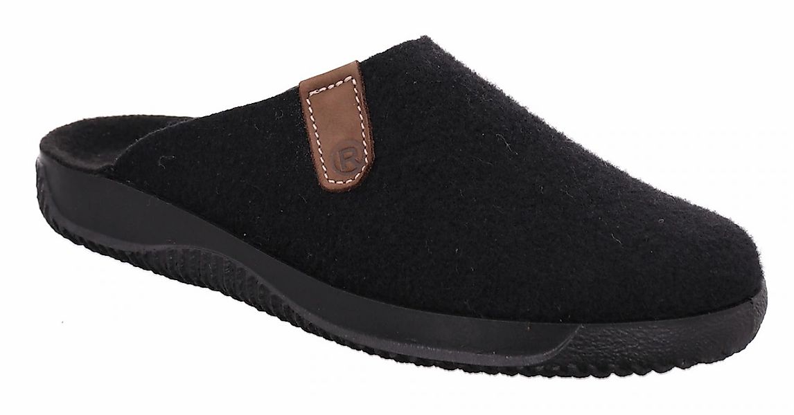 Rohde Pantoffel "SOLTAU-H", Hausschuh, Schlappen, Clog mit seitlichem Label günstig online kaufen