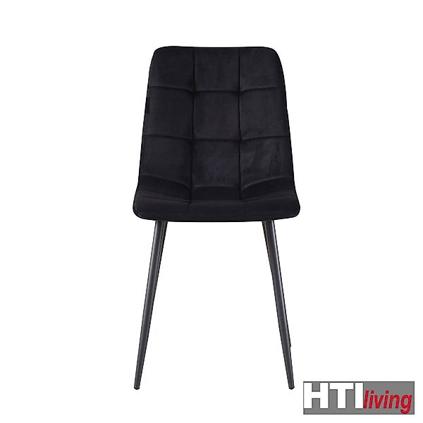 HTI-Living Esszimmerstuhl Stuhl Mesa Velvet Schwarz günstig online kaufen