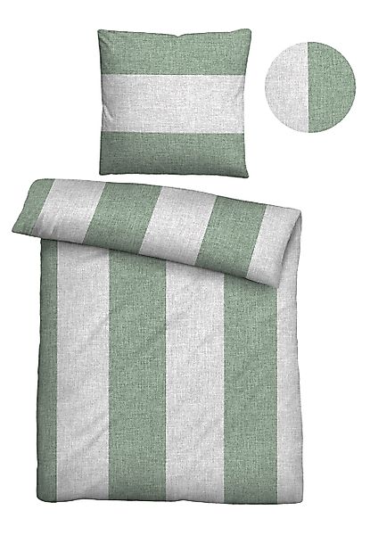 Biberna Bettwäsche »0006732« 2 Stk. tlg. kuschelig warm, pflegeleicht, temp günstig online kaufen