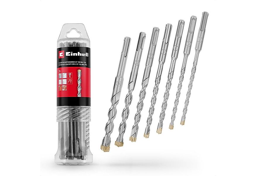 Einhell Bohrer- und Bit-Set, (7x SDS Plus Hammerbohrer (2x 6 / 2x 8 / 10 / günstig online kaufen
