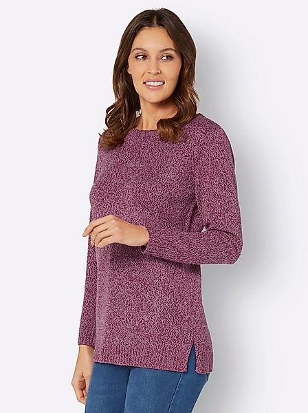 Sieh an! Strickpullover Long-Pullover Langarm Jersey günstig online kaufen