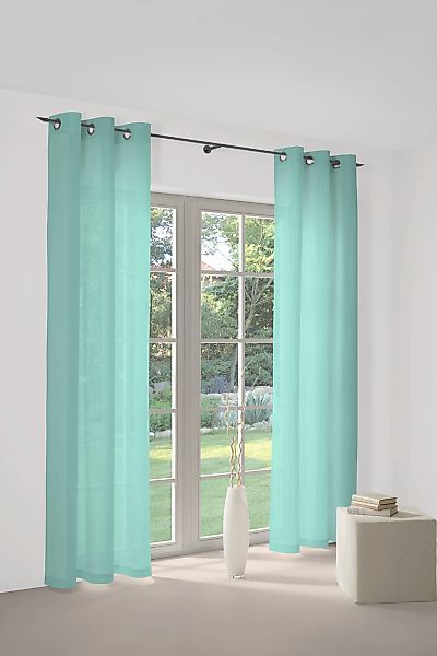 Wirth Vorhang "Peschiera" Ösen 1 Stk. tlg. echtes Seiden-Garn verwebt günstig online kaufen