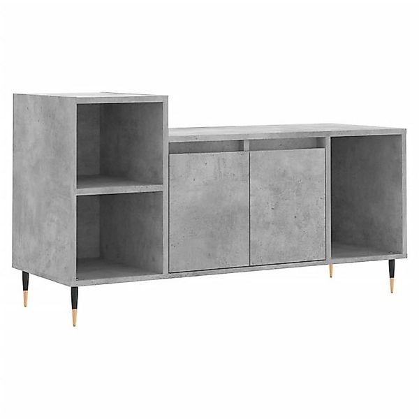 vidaXL TV-Schrank TV-Schrank Betongrau 100x35x55 cm Holzwerkstoff (1-St) günstig online kaufen