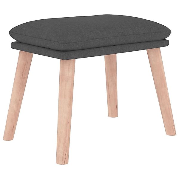 vidaXL Fußhocker Dunkelgrau 45x29,5x39 cm Stoff Modell 1 günstig online kaufen