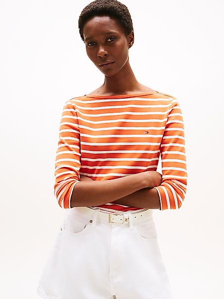 Tommy Hilfiger 3/4-Arm-Shirt "NEW CODY SLIM BOAT-NK 3/4SLV mit U-Boot und S günstig online kaufen