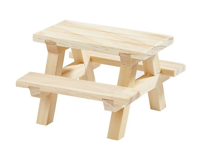 HobbyFun Wichtel Miniatur Tisch mit Bänken günstig online kaufen