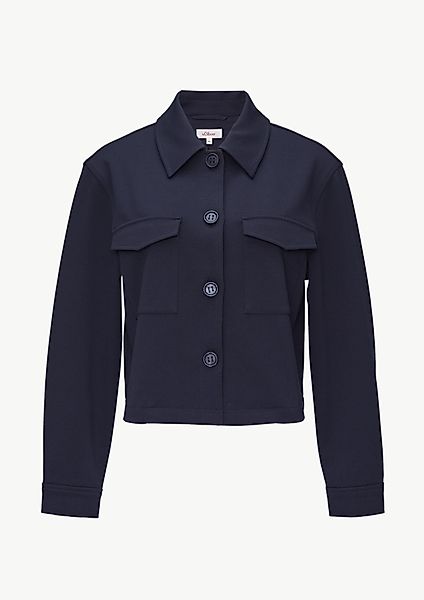 s.Oliver Funktionsjacke Verkürzte Jacke mit Faltendetail günstig online kaufen