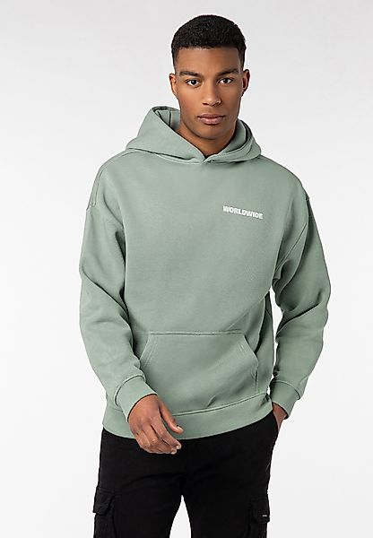 SUBLEVEL Hoodie Herren Kapuzenpullover Worldwide Print günstig online kaufen