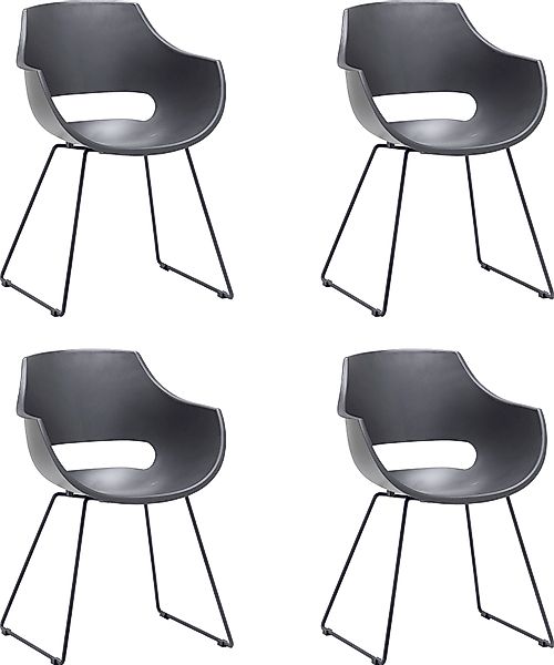 MCA furniture Schalenstuhl »Rockville« (Set) 4 Stk.4er-Set, Kufe, Kunststof günstig online kaufen