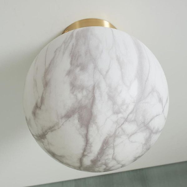 Deckenleuchte Carrara in Weiß und Gold E14 265mm günstig online kaufen