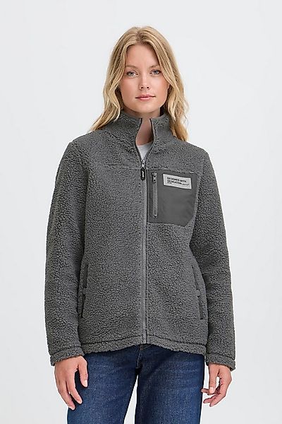 OXMO Plüschjacke OXABBY Gemütliche Plüschjacke mit Paspeltaschen günstig online kaufen