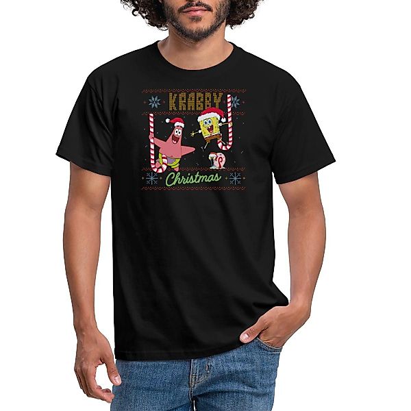 Spreadshirt T-Shirt SpongeBob Schwammkopf Krabby Ugly günstig online kaufen