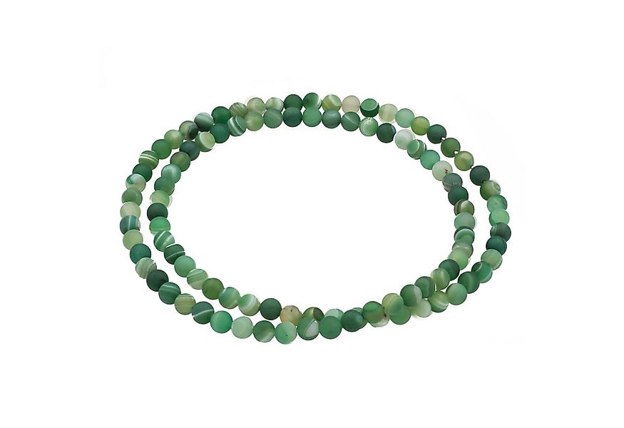 Bella Carina Perlenkette lange Kette mit Achat grün 80 cm Länge geschlossen günstig online kaufen