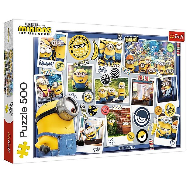 Trefl Puzzle Trefl 37390 Minions verrückte Fotosammlung 500 Teile Puzzle, 5 günstig online kaufen