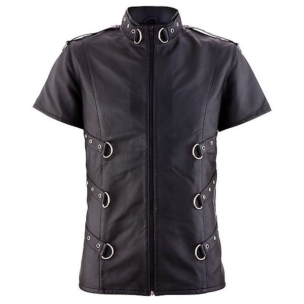 The Black Rose Hemdjacke The Black Rose - Lederhemd "Sinan" - Schwarz L Nap günstig online kaufen