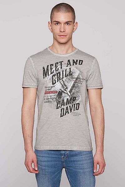 CAMP DAVID Rundhalsshirt aus Baumwolle günstig online kaufen