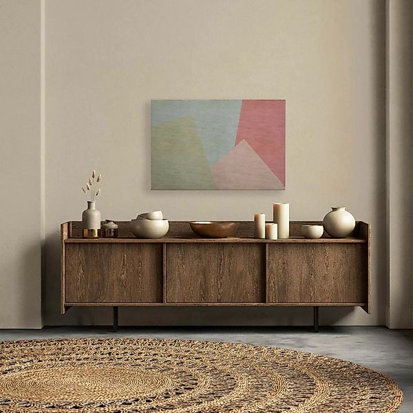 Bricoflor Pastell Bild Geometrisch Für Kinderzimmer Und Büro Leinwandbild B günstig online kaufen