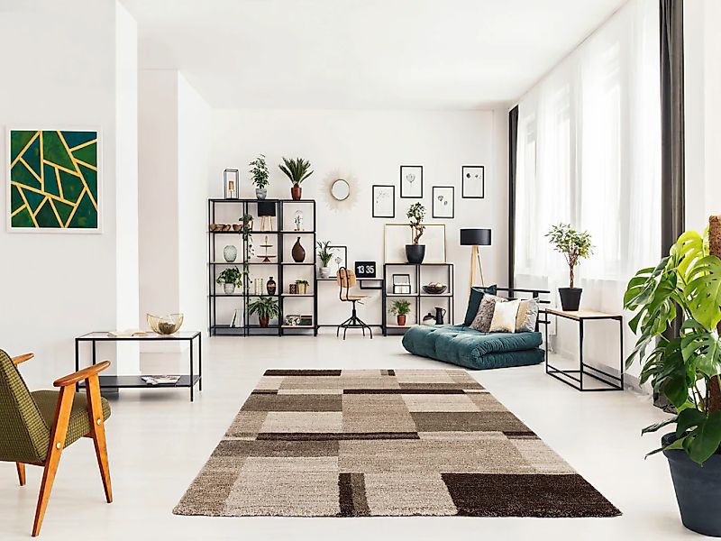 OCI DIE TEPPICHMARKE Teppich "Castle Beppo" rechteckig 20 mm Höhe Kurzflor, günstig online kaufen