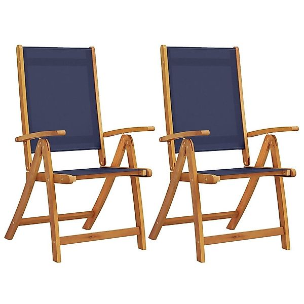 vidaXL Gartenstuhl Gartenstühle 2 Stk. Klappbar günstig online kaufen