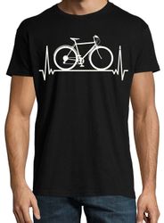 Youth Designz T-Shirt Heartbeat Fahrrad Herren günstig online kaufen