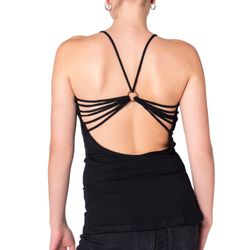 PANASIAM T-Shirt figurbetontes Damentop Sommershirt rückenfrei günstig online kaufen