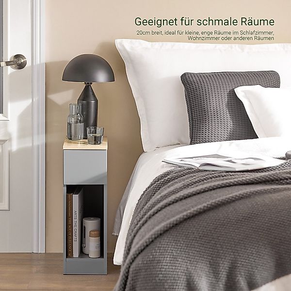 SoBuy Nachttisch FBT111, Beistelltisch mit Schublade günstig online kaufen