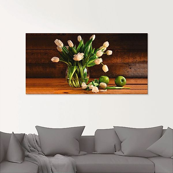 Artland Glasbild "Tulpen in Glasvase", Blumen, (1 St.), in verschiedenen Gr günstig online kaufen