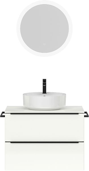nobilia® Badmöbel-Set »Alvene« vormontiert, mit Soft-Close, 2 Stk. tlg. Hoc günstig online kaufen