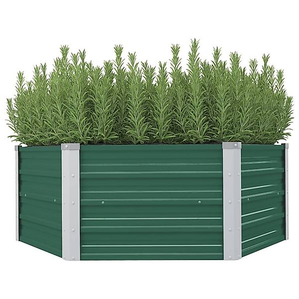 vidaXL Hochbeet Hochbeet 129x129x46 cm Verzinkter günstig online kaufen