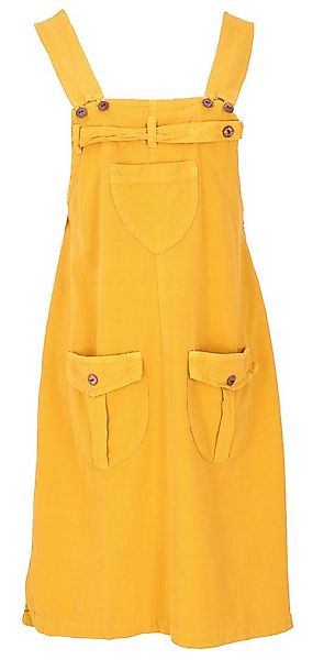 Guru-Shop Minirock Latzrock, Trägerkleid, Hippierock - gelb alternative Bek günstig online kaufen